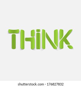 realistic design element: think