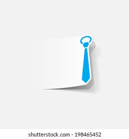 realistic design element: tie