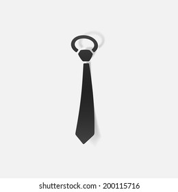 realistic design element: tie