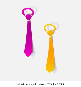 realistic design element: tie