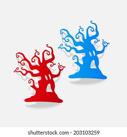 realistic design element: tree