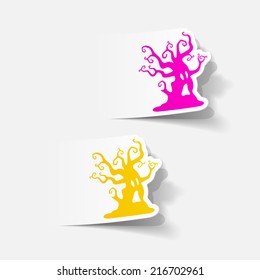 realistic design element: tree