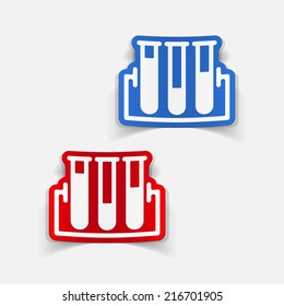 realistic design element: tube