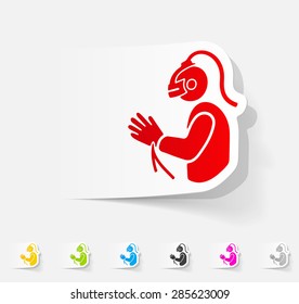 realistic design element. virtual reality