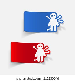 realistic design element: voodoo Doll