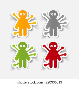 realistic design element: voodoo Doll