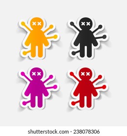 realistic design element: voodoo Doll