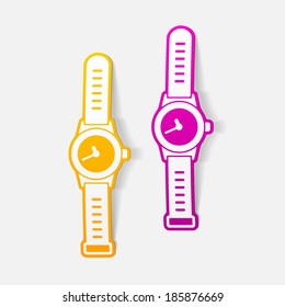 realistic design element: watch
