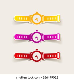 realistic design element: watch