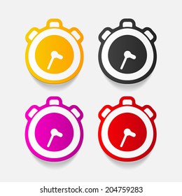 realistic design element: watch