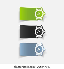 realistic design element: watch