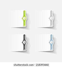 realistic design element: watch