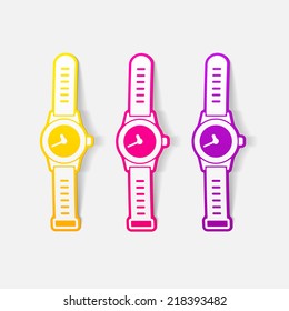 realistic design element: watch