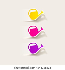 realistic design element: watering can