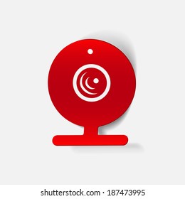 realistic design element: webcam, camera
