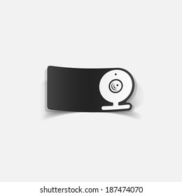 realistic design element: webcam, camera
