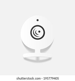 realistic design element: webcam, camera
