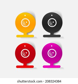 realistic design element: webcam, camera