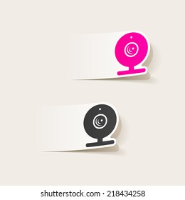 realistic design element: webcam, camera