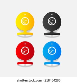 realistic design element: webcam, camera