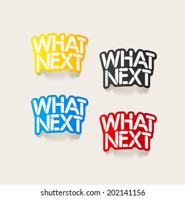 realistic design element: What next?