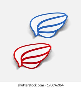 realistic design element: wing