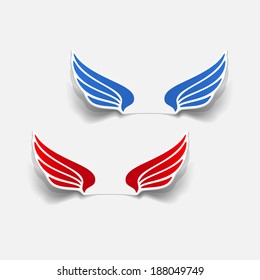 realistic design element: wing