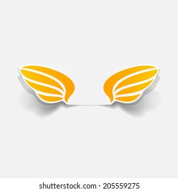 realistic design element: wing