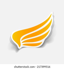 realistic design element: wing