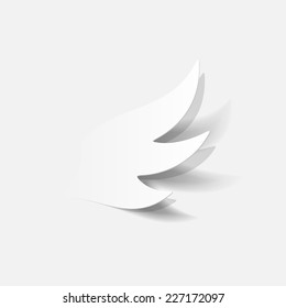 realistic design element: wing