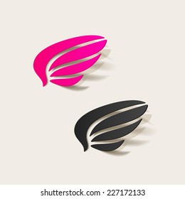 realistic design element: wing