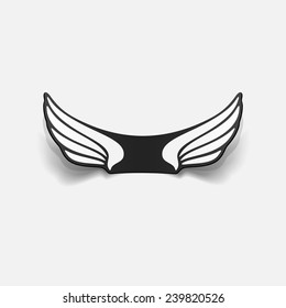 realistic design element: wing