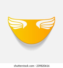 realistic design element: wing