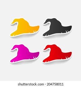 realistic design element: witch hat