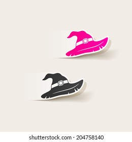 realistic design element: witch hat