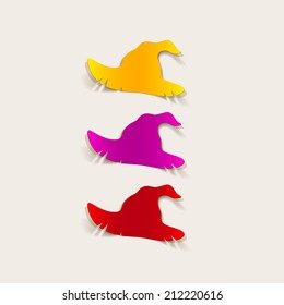 realistic design element: witch hat