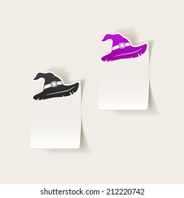 realistic design element: witch hat