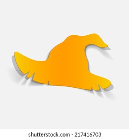 realistic design element: witch hat