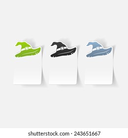 realistic design element: witch hat