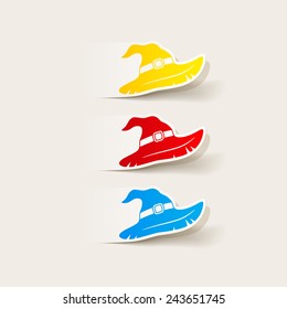realistic design element: witch hat