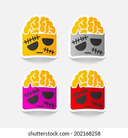 realistic design element: zombie