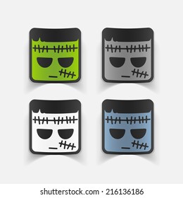 realistic design element: zombie