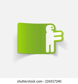 realistic design element: zombie