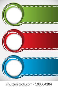 Realistic design elements. Clip-art