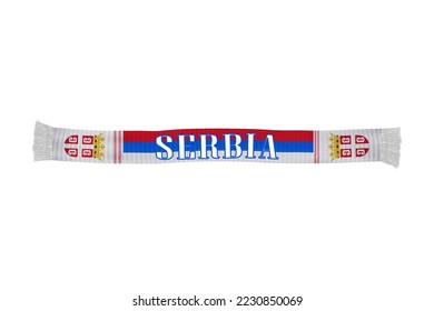 Realistic Detailed 3d Football Fans Scarf Set Soccer Sport Symbol Support. Vector illustration of Competition Color Accessory