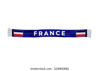 Realistic Detailed 3d Football Fans Scarf Set Soccer Sport Symbol Support. Vector illustration of Competition Color Accessory
