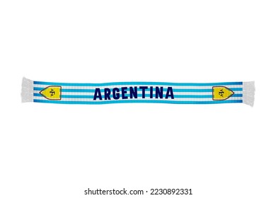 Realistic Detailed 3d Football Fans Scarf Set Soccer Sport Symbol Support. Vector illustration of Competition Color Accessory