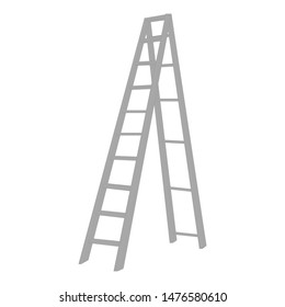 Realistic Detailed 3d Wooden Stair Ladders. Vector illustration of Stair or Ladder