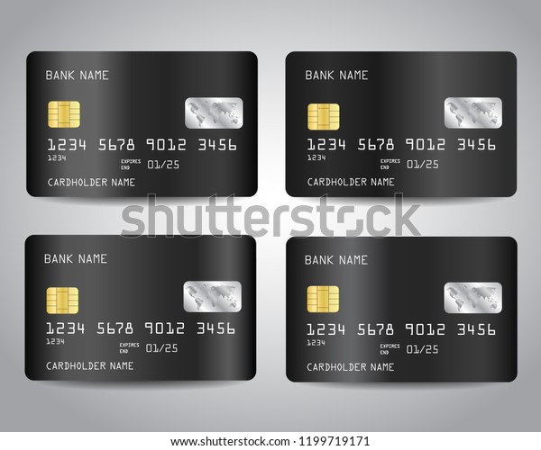 Solid Black Credit Card