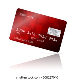 Debit Card Red Images, Stock Photos & Vectors | Shutterstock